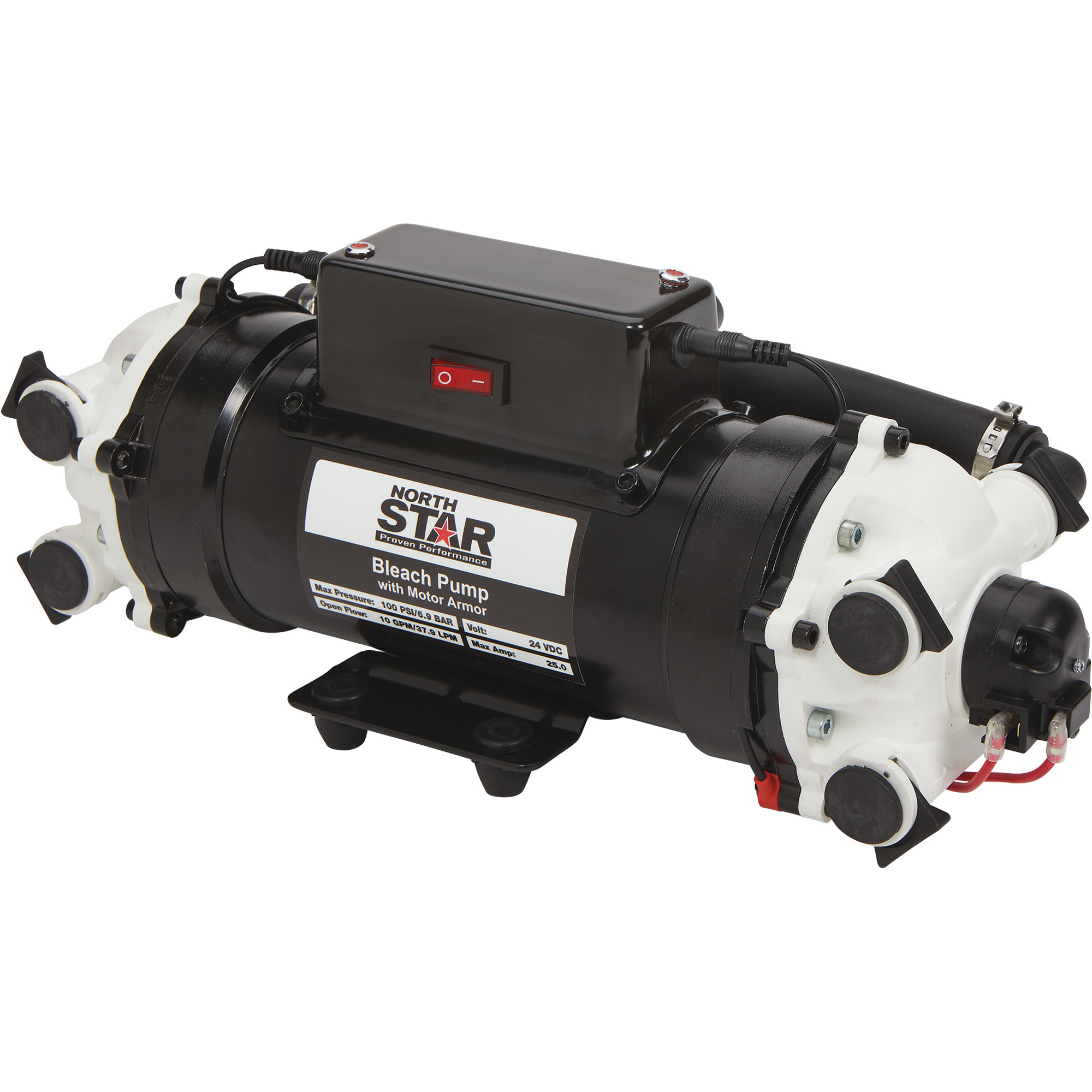 NorthStar 10.0 GPM Soft Wash Bleach Pump, 24 Volts